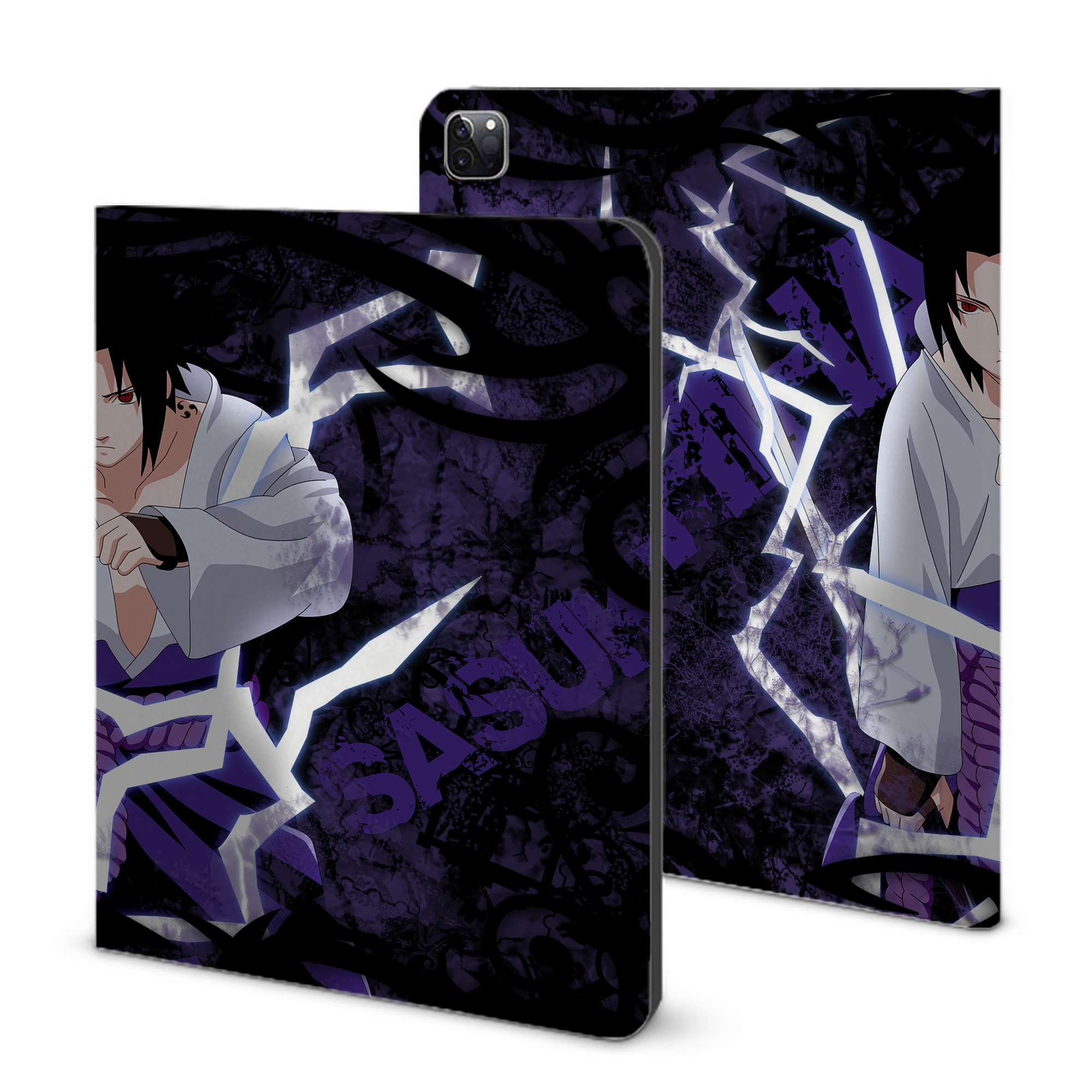 （画像用） NARUTO -ナルト- NARUTO -ナルト- 疾風伝 IPad ケース ブック型 PUレザー TPU 耐衝撃 軽量 薄型 ペン収納なし 全面保護 IPad 各モデル対応